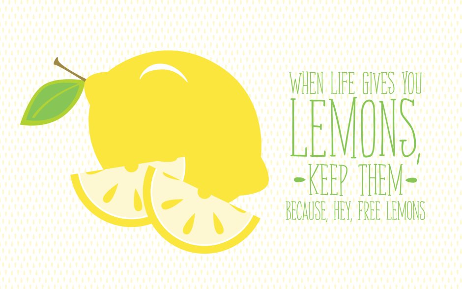 Постер лимоны