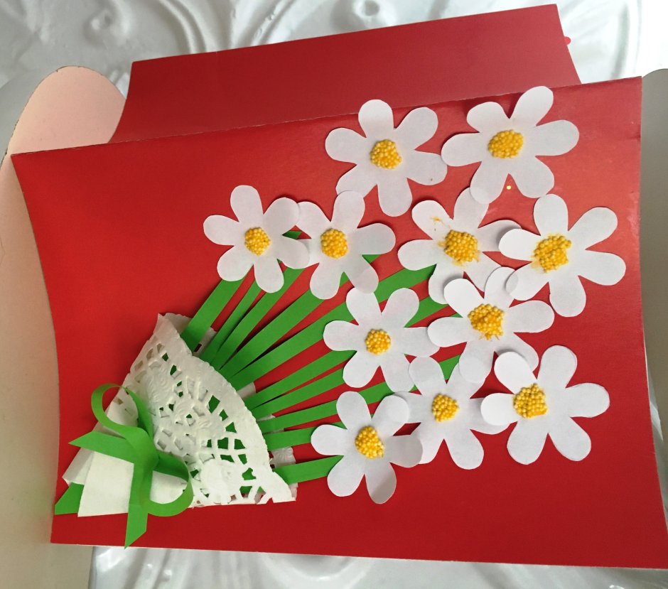 Открытка оригами на день рождения бабушке