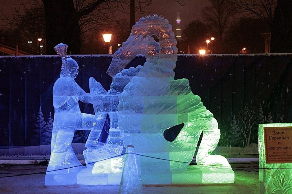 Фестиваль «Ледяная фантазия» — Петропавловская крепость.