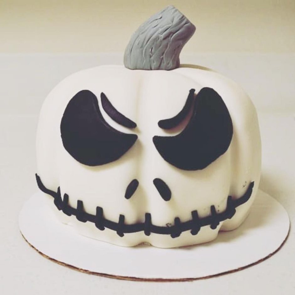 Торт на Хэллоуин кремовый
