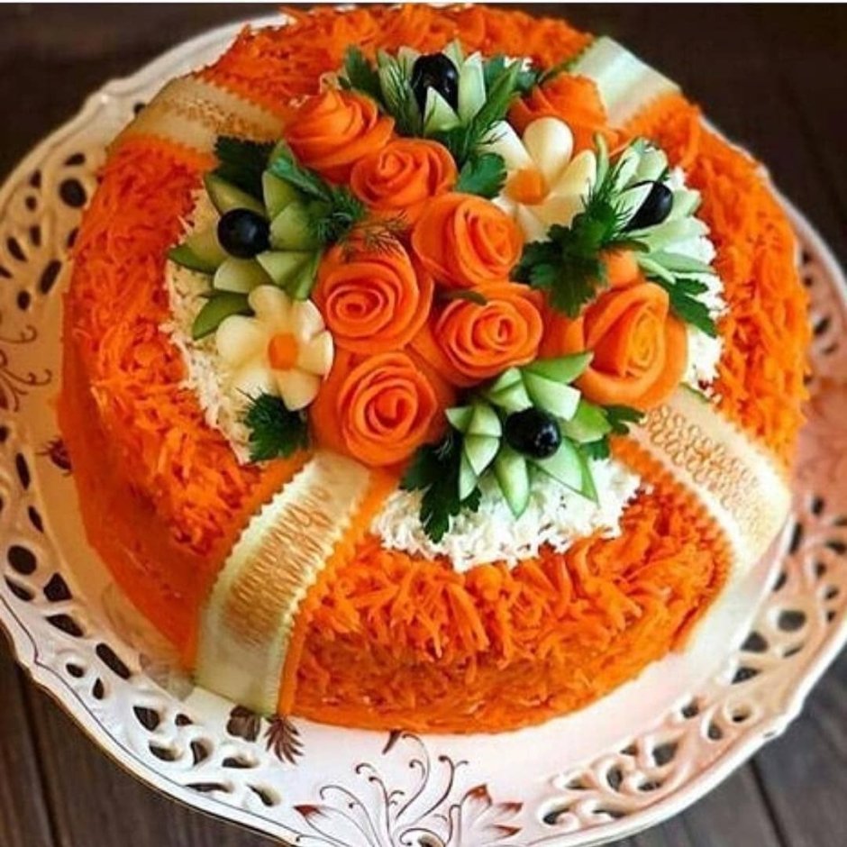 Тортик из овощей