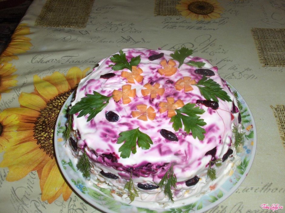Салат торт