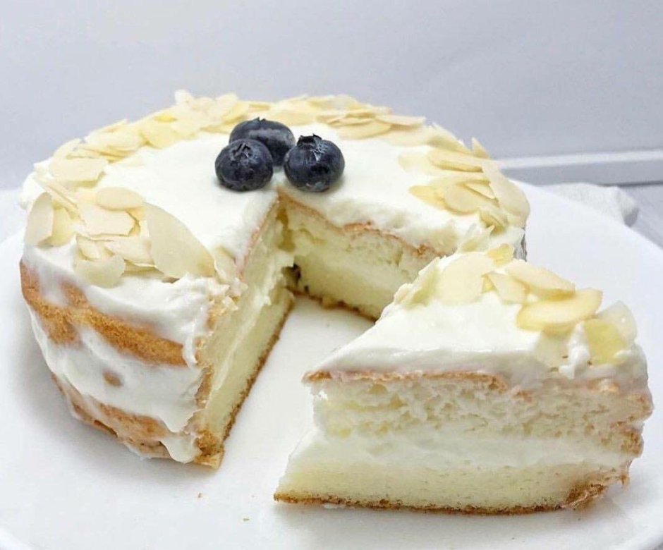 Blueberry Cream Cake торт