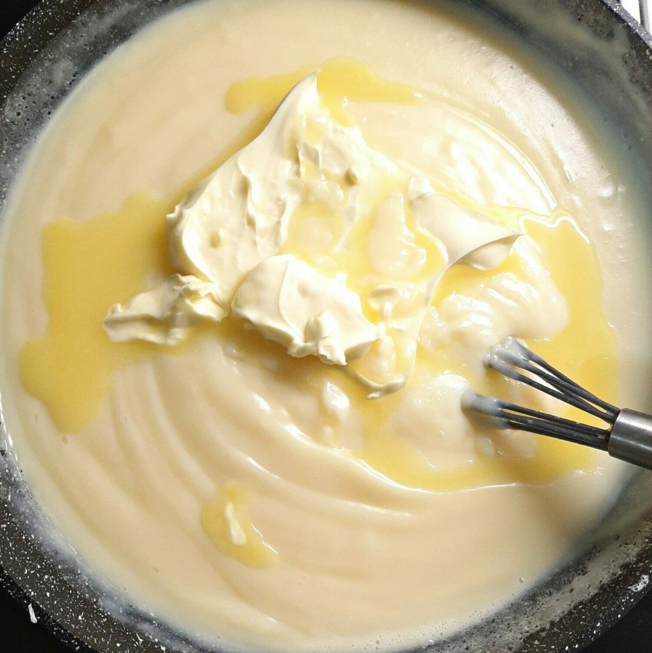 Заварной крем для торта из молока