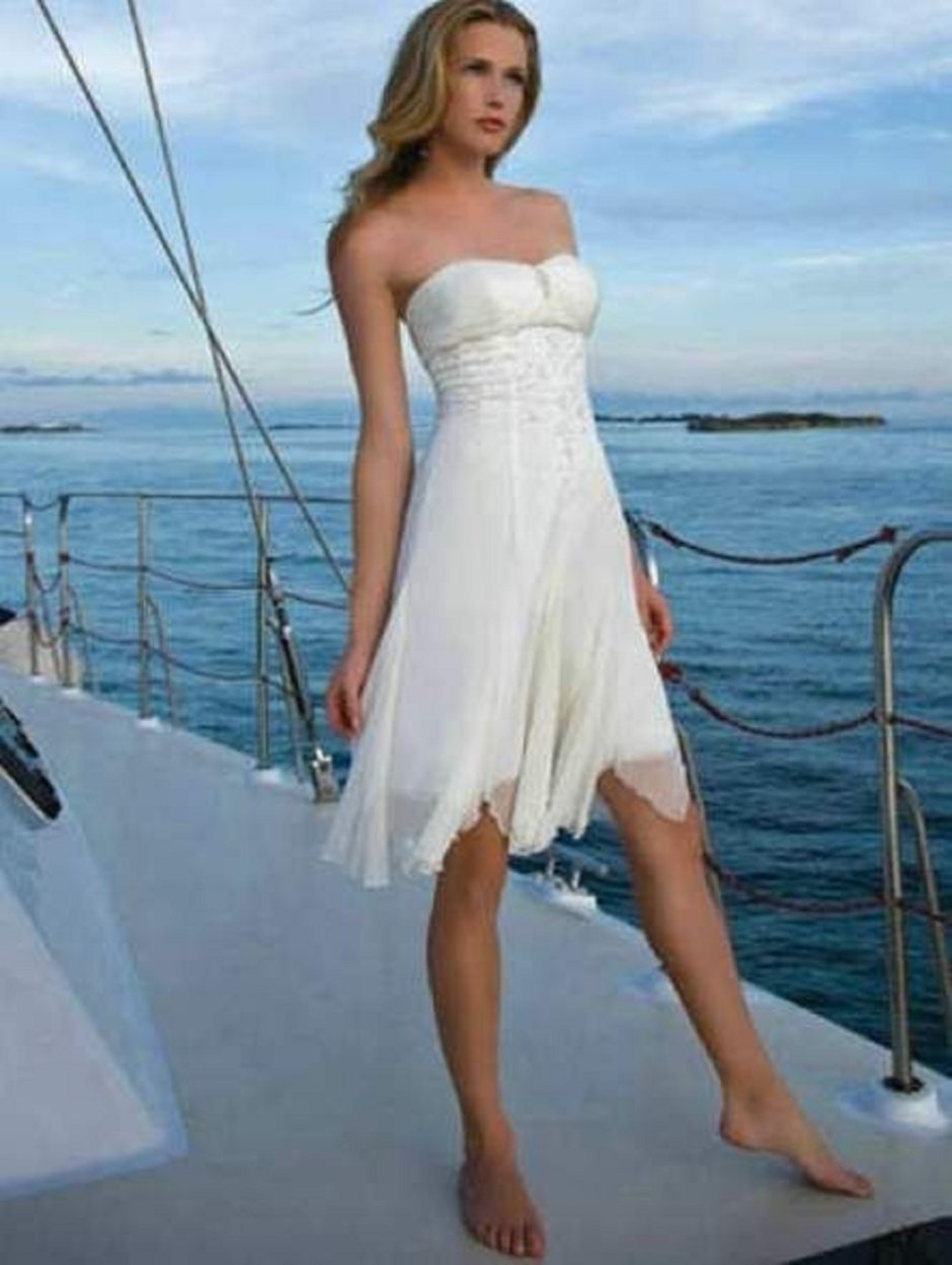 Свадебное платье сарафан для моря
