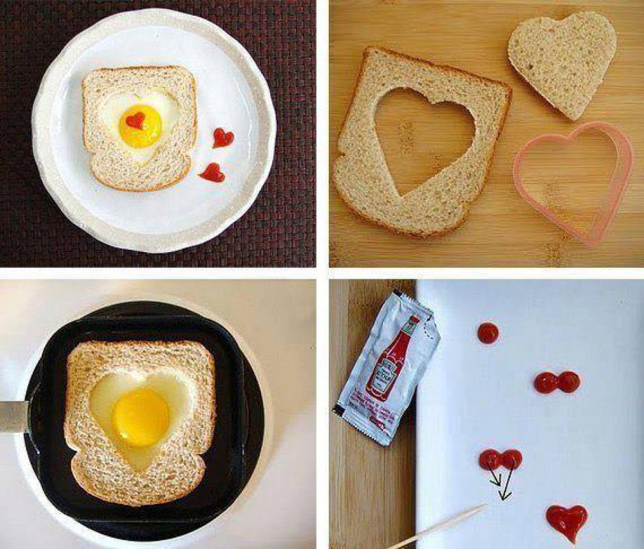 Креативный завтрак для любимого