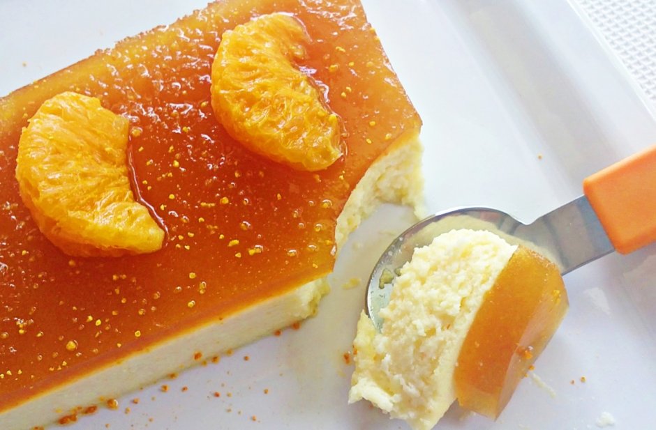 Десерт с мандаринами