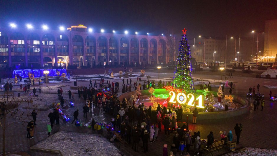Площадь Бишкека 2022