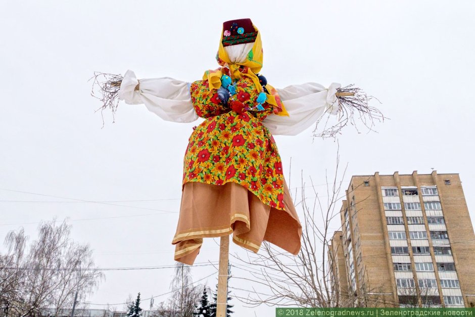 Аттракционы на Масленицу на улице