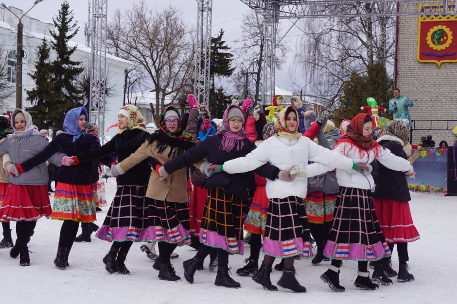 Сжигание Масленицы