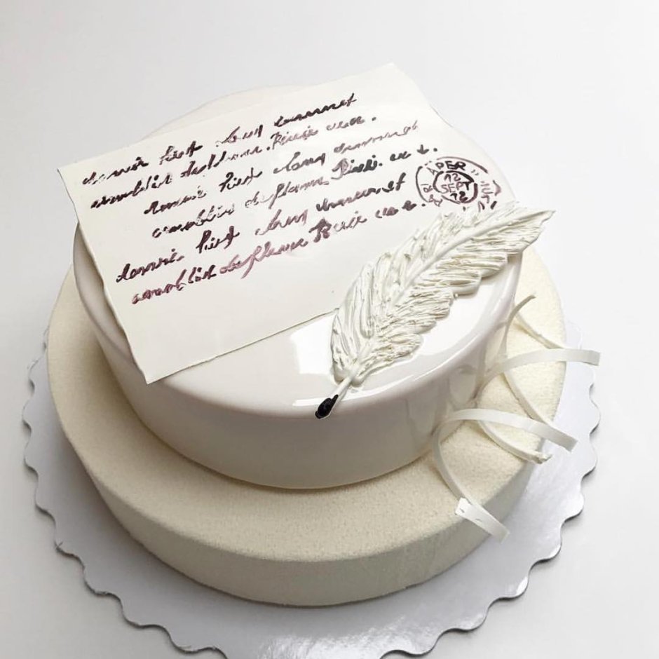 Свадебный торт из рисовой бумаги