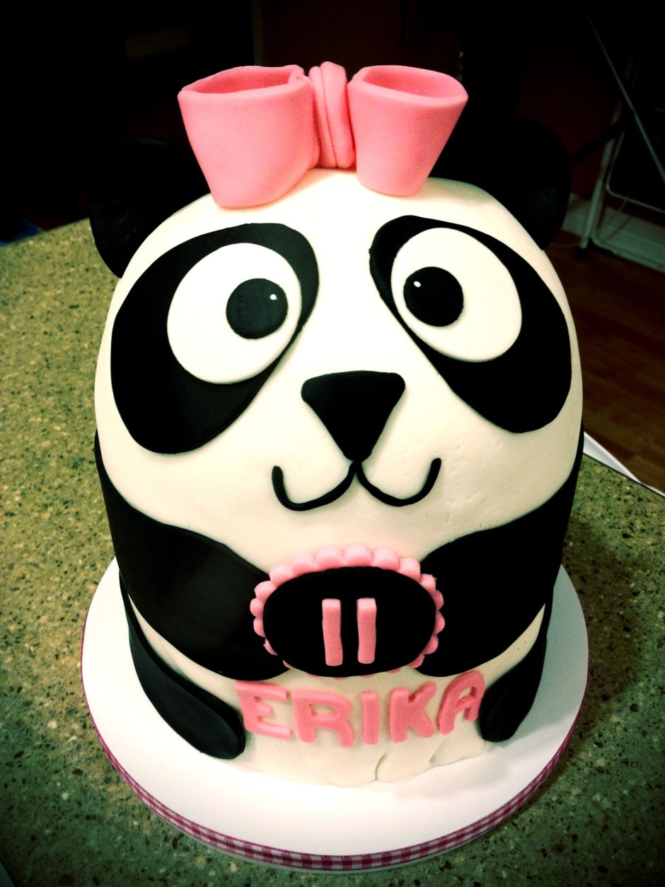 Красивый торт Панда