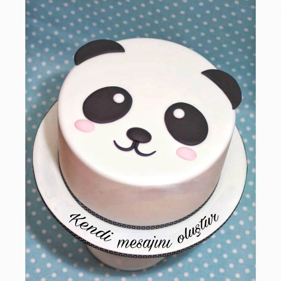 Торт в форме панды