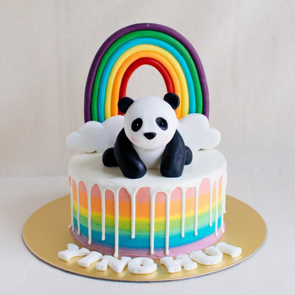 Свадебный торт с пандами