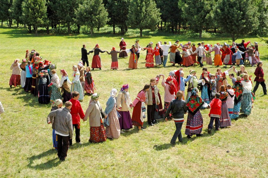 Троицкие гуляния фольклорный фестиваль Василёво