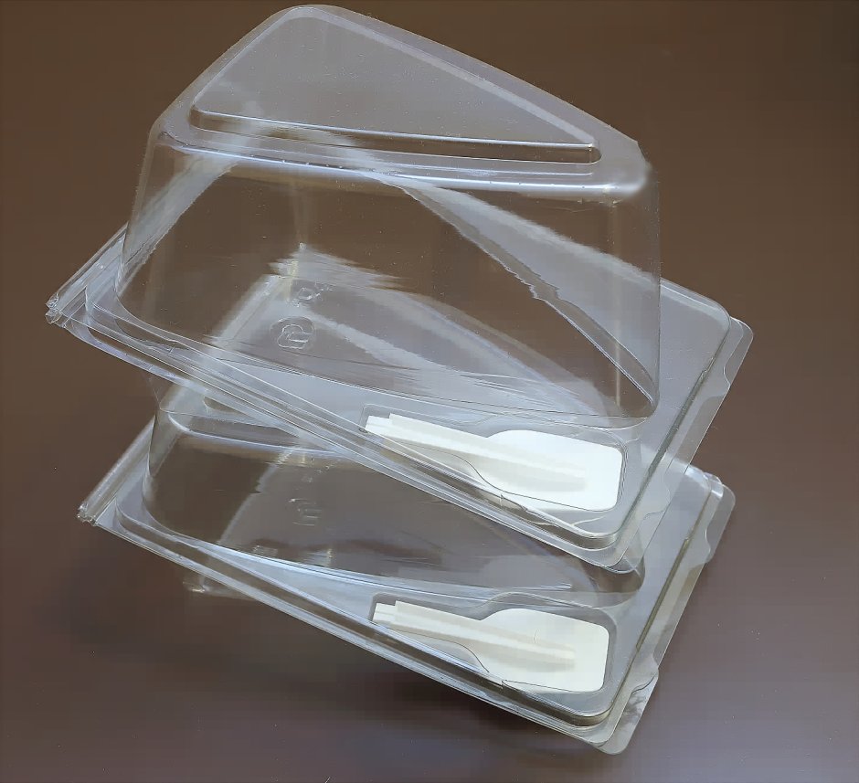 Упаковка сегмент торта (тр 200-10-2 мл Pet (к400, ф100))