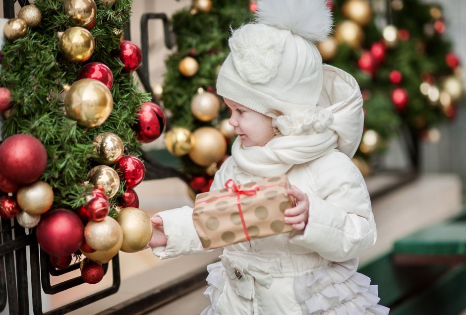 Новогодние украшения из органзы