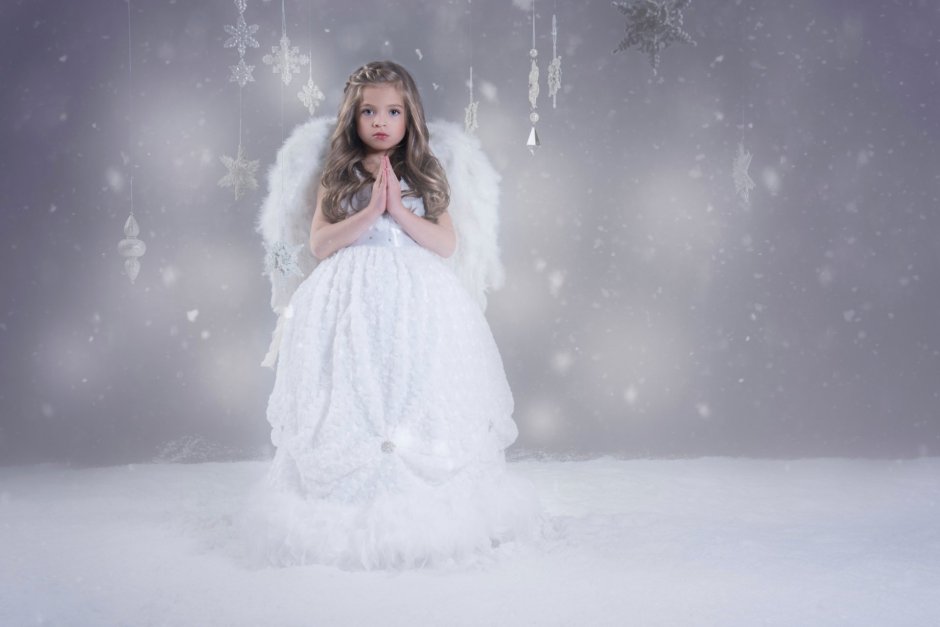Снежный ангел девушка