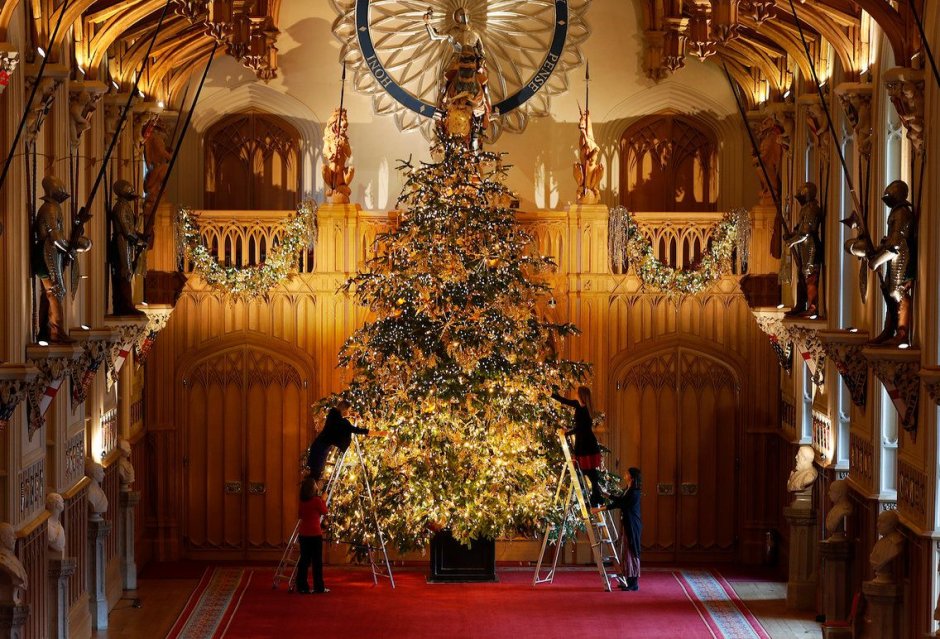 Рождественская ель в Виндзорском замке