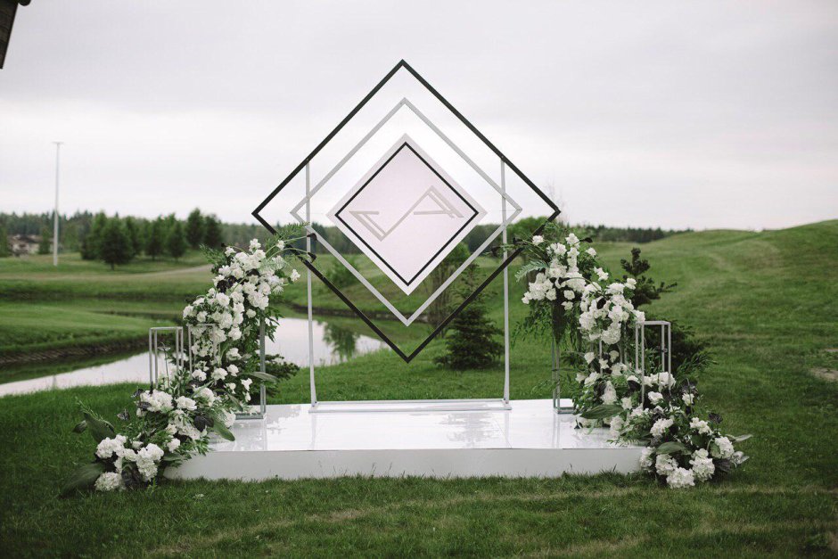 Геометрические Свадебные арки