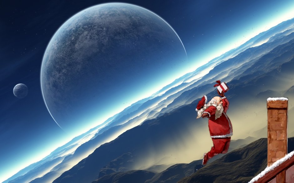Космический Санта