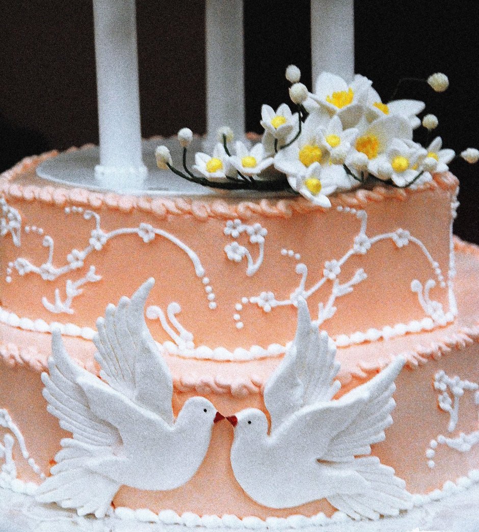 Верхушка свадебного торта