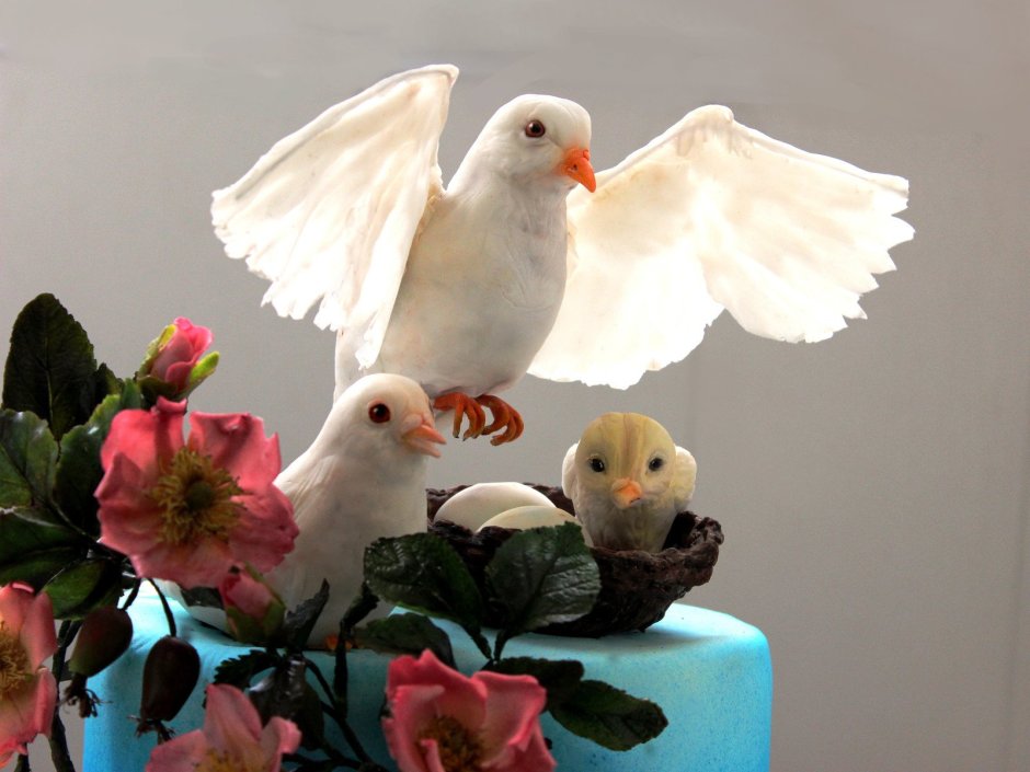 Торт с голубями для Голубятника