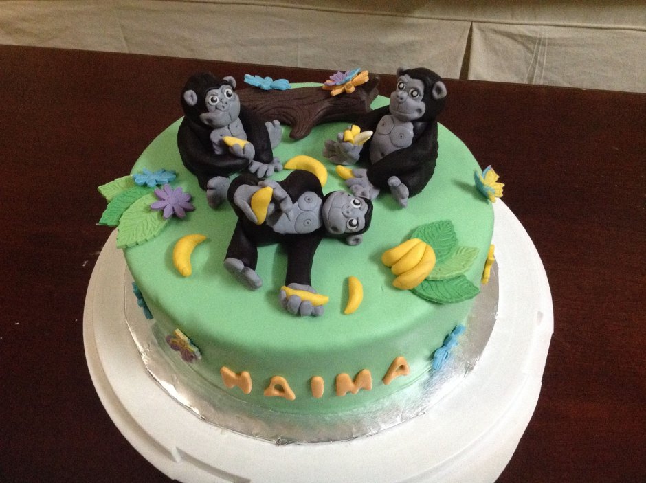 Торт с гориллой