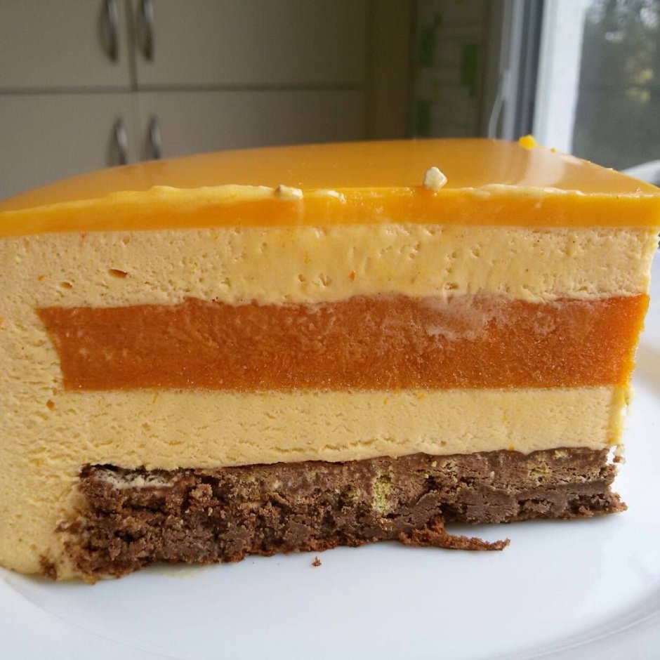 Суфлейный апельсиновый торт
