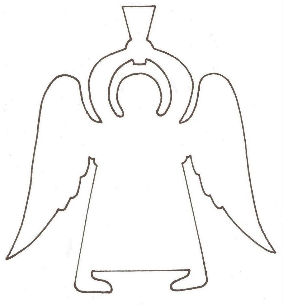 Бумажный ангел иллюстрация