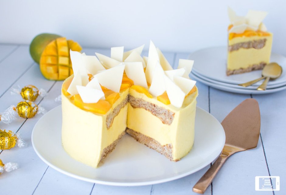 Бисквитный торт манго манго