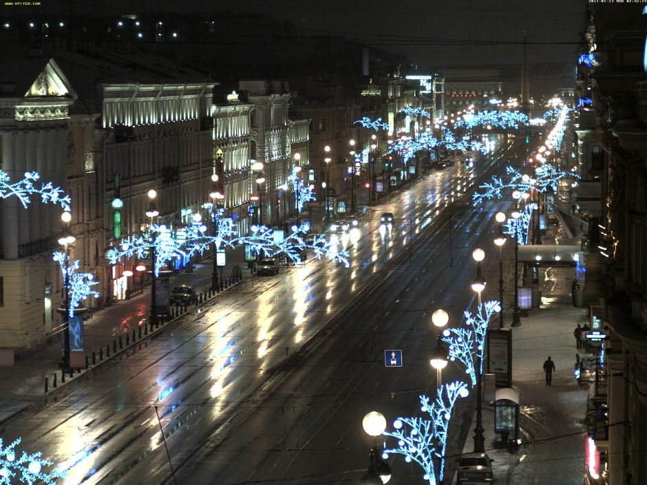 Новогодний трамвай в Санкт-Петербурге 2020