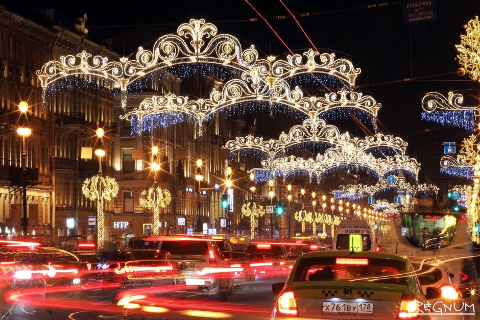 Невский проспект Санкт-Петербург украшения 2021