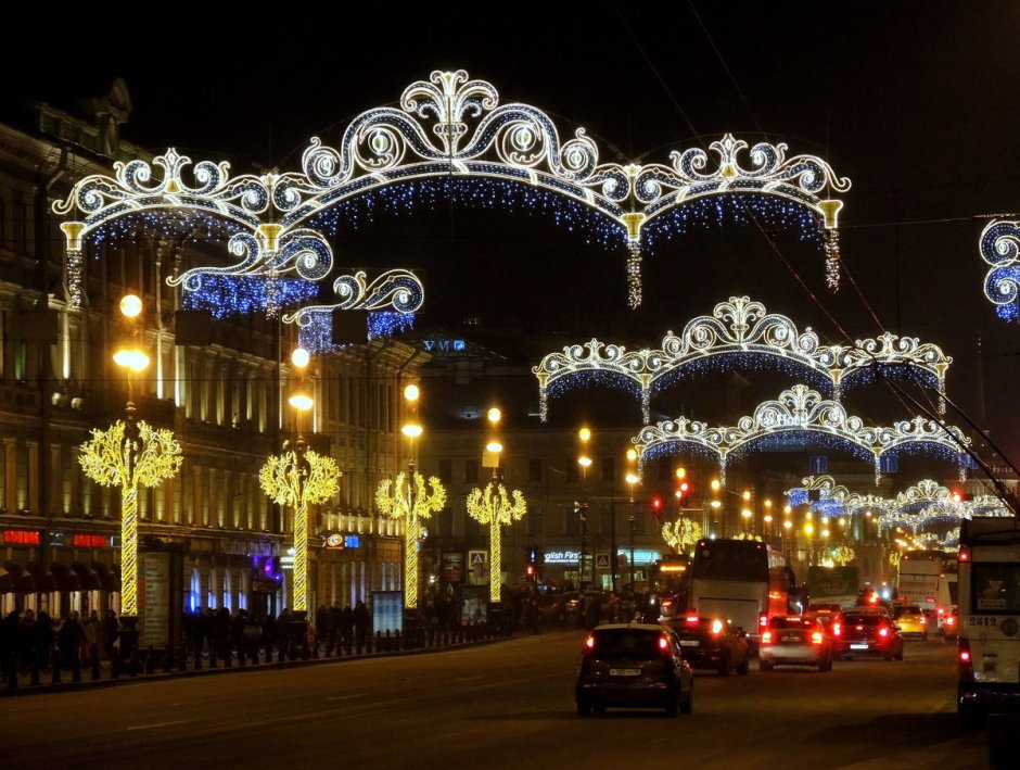 Невский проспект Санкт-Петербург декабрь 2020