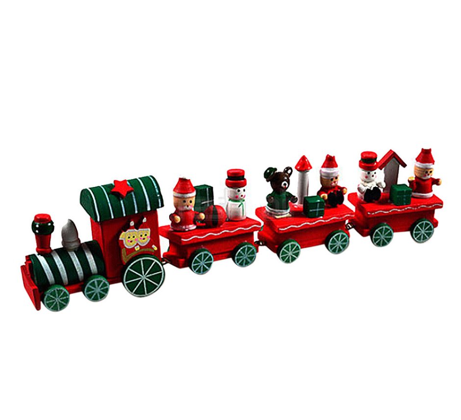 Рождественский поезд игрушка