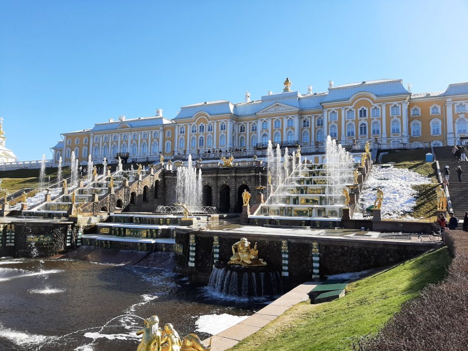 Закрытие фонтанов в Петергофе в 2022