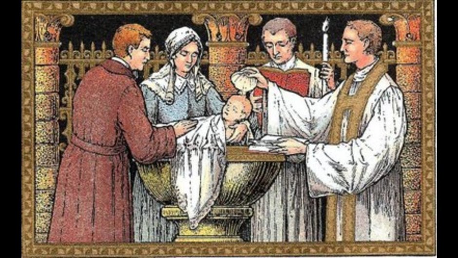 Крещение в средневековой Европе