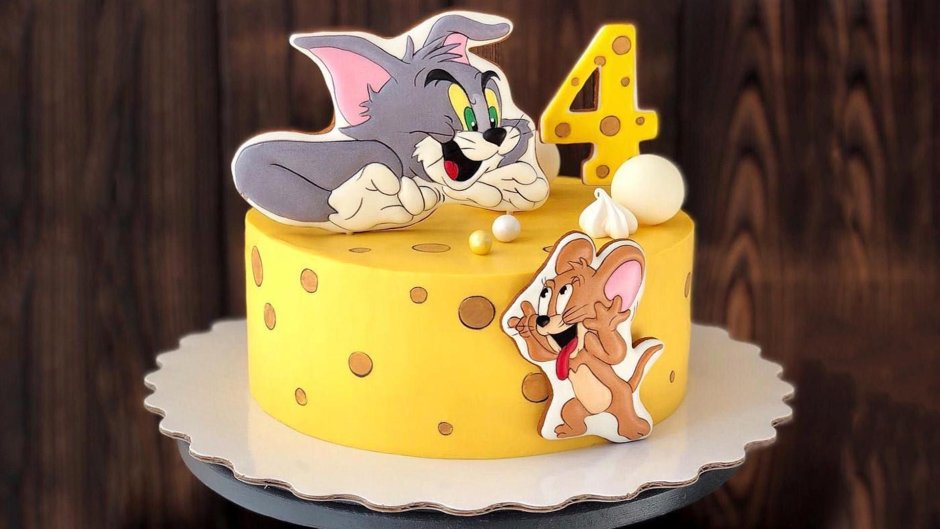Торт на день рождения кошечка