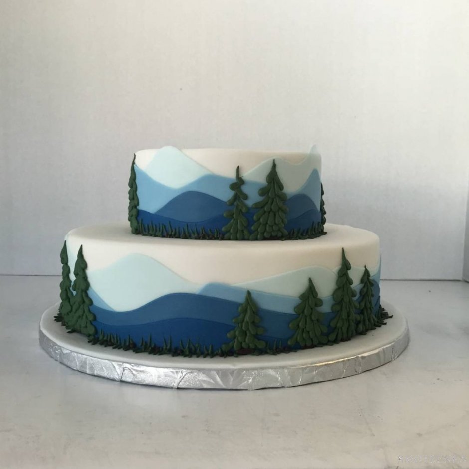Торт в виде горы