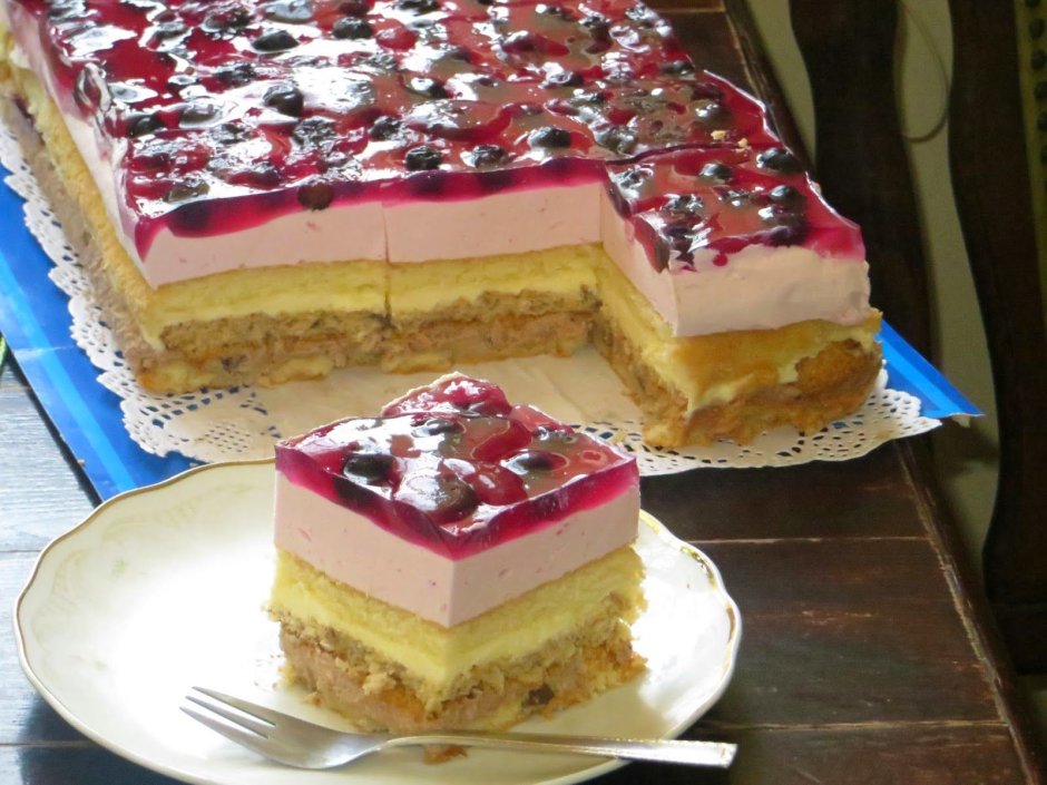Raspberry Cake with layers