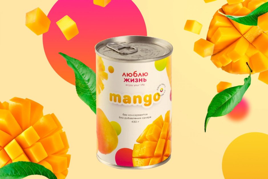 Десерт манго маракуйя