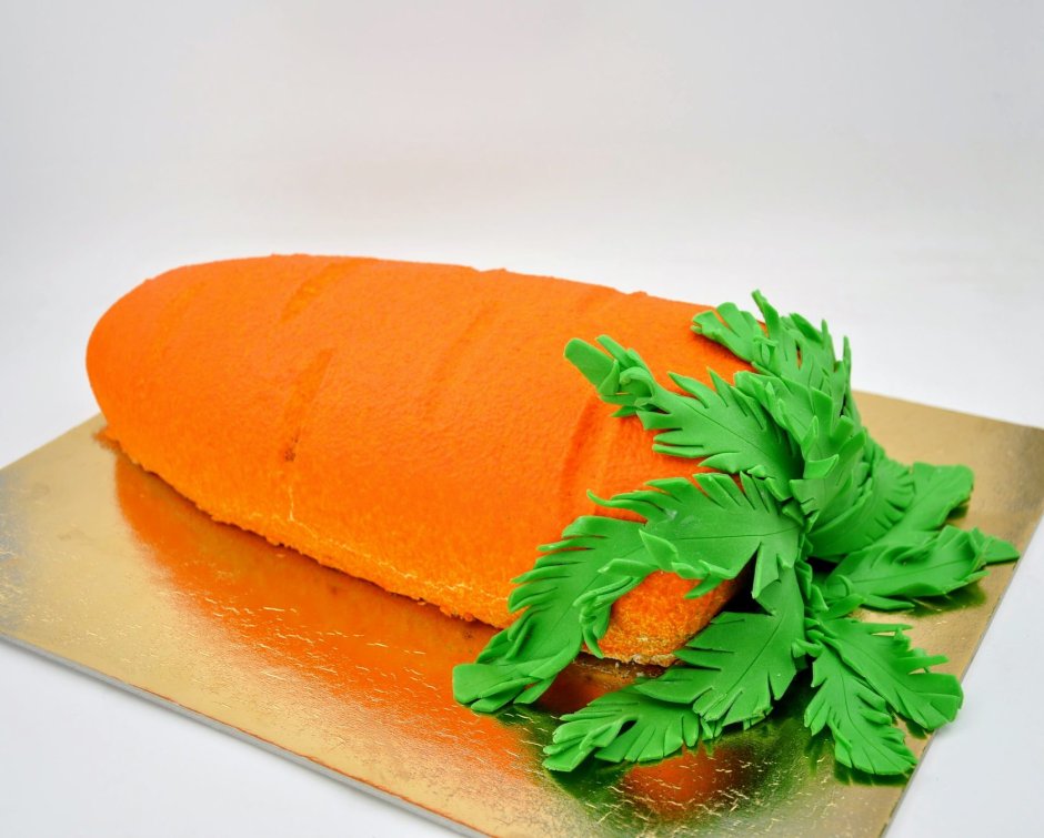 Морковки для украшения торта