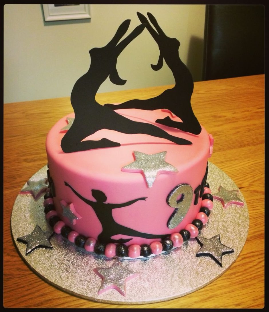 Gymnastic Birthday Cake