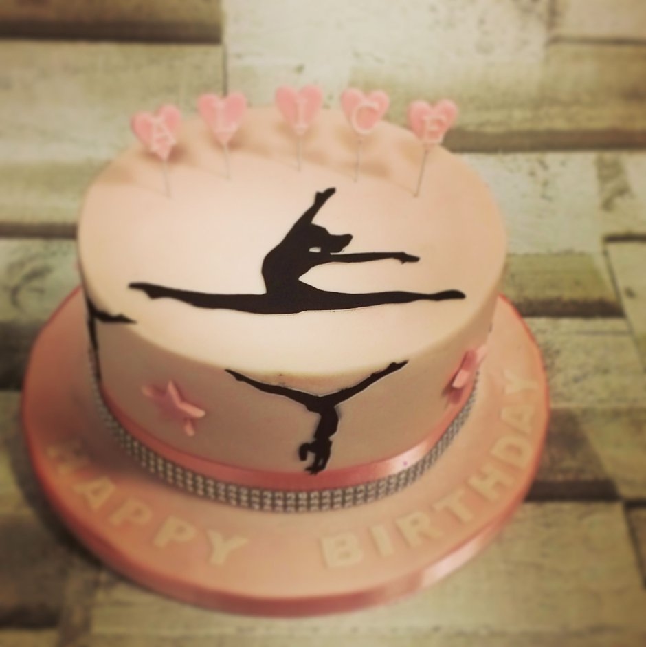 Торт для ребенка спортивной гимнастика день рождения