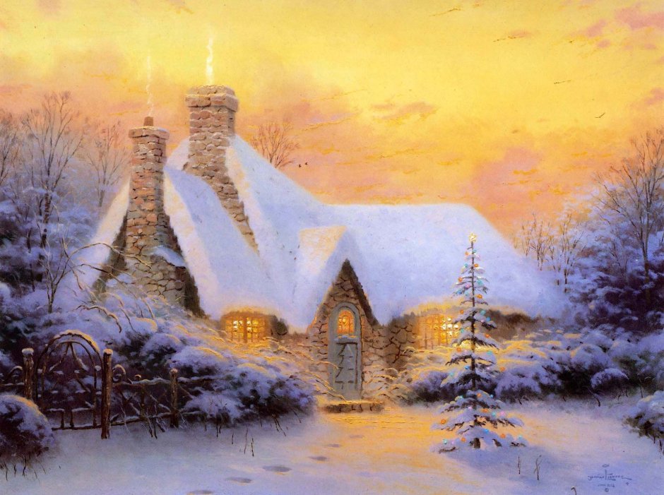 Рождественский коттедж Christmas Cottage (Thomas Kinkade Home for Christmas) (2