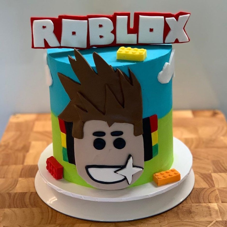 Торт с Роблоксом для мальчиков