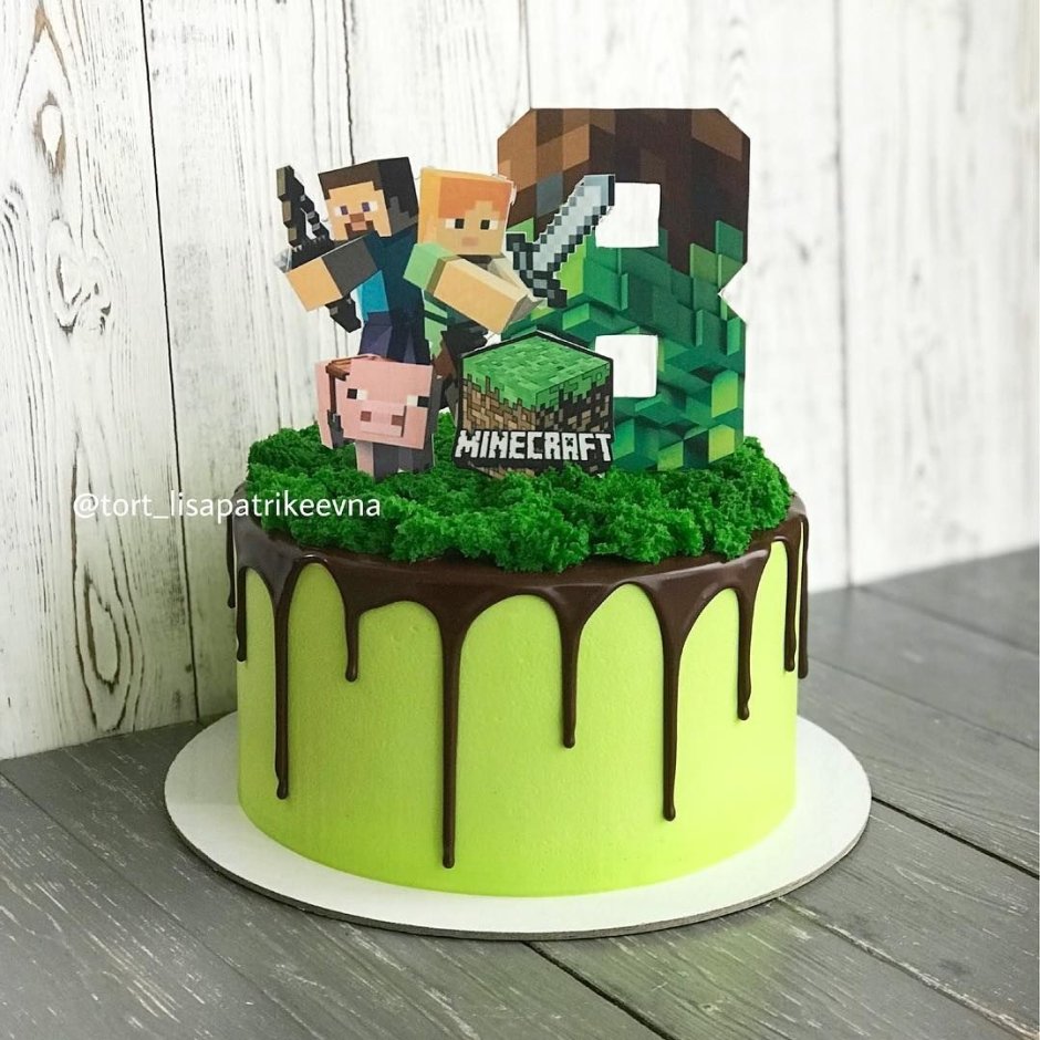 РОБЛОКС торт на день рождения для девочки