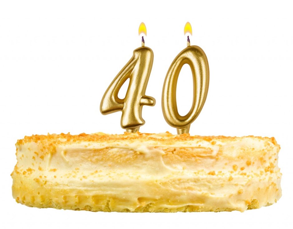Торт с 30 свечами