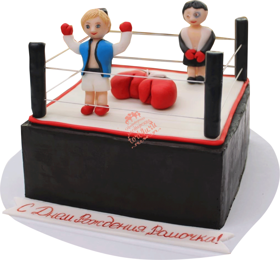 Торт для девочки боксера