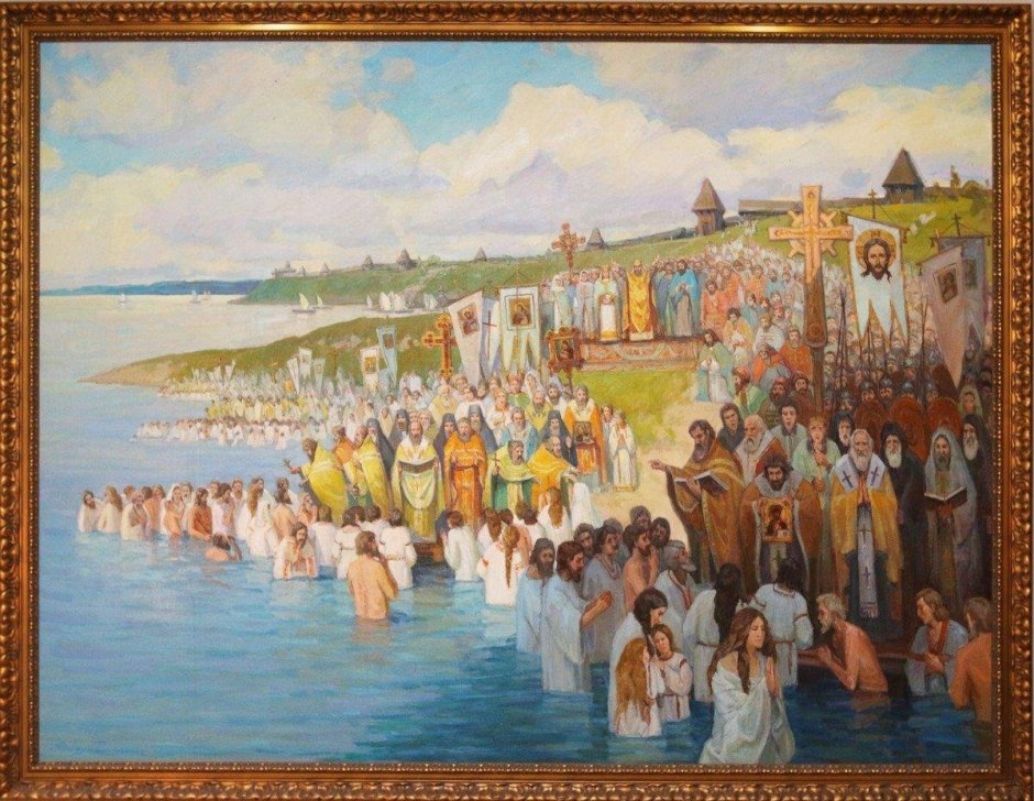 Массовые крещения в древней Руси